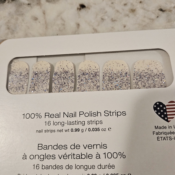 Color Street Glitter Overlay Nail Strips-Retired Lavish Lavender - Picture 3 of 4